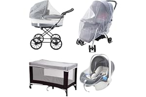 Mosquito Net for Stroller, Baby Bug Netting, Breathable & Portable Mosquito Nets for Strollers, Car Seat, Bassinet, Cradle, P