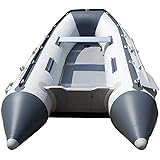 Newport Vessels 20M1000017 8-Feet 10-Inch Dana Inflatable Sport Tender Dinghy Boat - USCG Rated (White/Gray)