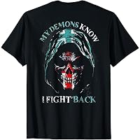 Amazon.com: Down With My Demons T-Shirt : Clothing, Shoes & Jewelry