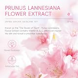LAIKOU Sakura Skincare Gift Set 6pcs Cleanser Toner Serum Cream Eye Sunscreen view 5