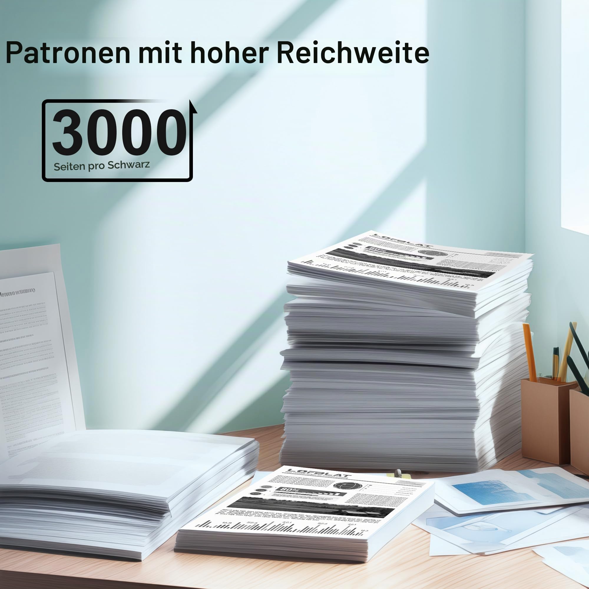 LOFBLAT TK-1150 Kompatibel für Kyocera TK-1150 Toner-Kartusche Schwarz, für Kyocera ECOSYS M2135dn, ECOSYS M2635dn, ECOSYS M2735dw, ECOSYS P2235dn, ECOSYS P2235dw, 2er-Pack Schwarz 3