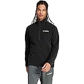 adidas mens Terrex Multi Essentials Half-zip Fleece Hiking Jacket