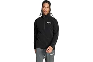ADIDAS ORIGINALS adidas mens Terrex Multi Essentials Half-zip Fleece Hiking Jacket