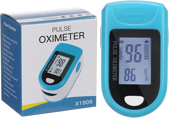 Mini Portable Oximeter, Fingertip Oxygen Saturation Monitor with LED Screen | Digital Readings Simple Operation Fast Reading, Oxygen Meter Finger Oxymeter with Pulse