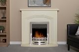 Adam Truro Cream Fireplace 41 Inch with Blenheim Chrome Electric Fire view 6