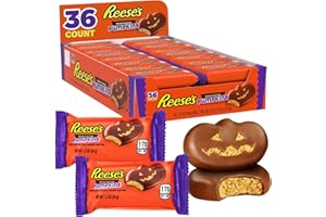 KATIE’S KANDY KORNER Peanut Butter Pumpkin, 36 Pumpkins ReesesPeanut Butter Cups Bulk, Delicious Halloween Chocolate Candy for All Ages, Perfect Halloween Themed Candy Chocolate Treats and for Parties, 1.2 oz each.
