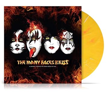 Kiss Many Faces Of Kiss Limited Yellow Splatter Vinyl Amazon Com Music