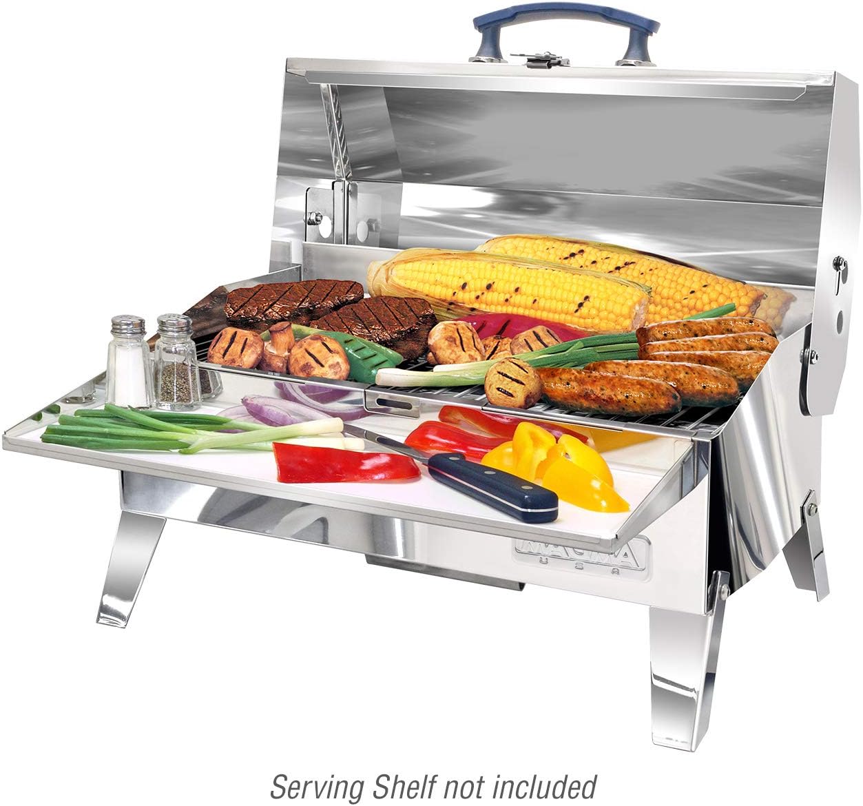 review New Cabo Adventurer Marine Series Charcoal Grill Magma A10-703c Cooking Area Primary - 9