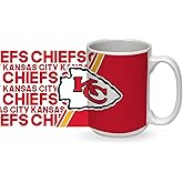 Rico Industries NFL Football 15 oz White Ceramic Mug
