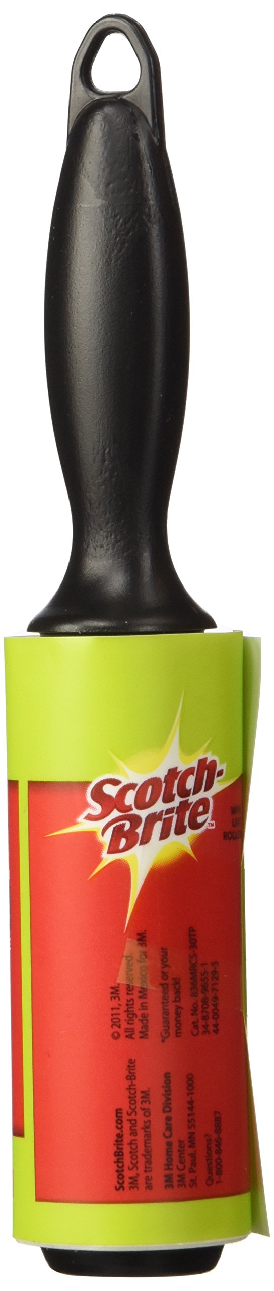 Scotch 3M Mini Lint Rollers 3-Pack (30 Sheets Each), Travel-Size Sticky Lint Removers for Clothes, Furniture and Pet Hair