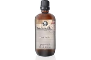 NATURE'S OIL Oakmoss Fragrance Oil (60ml) for Diffusers, Soap Making, Candles, Lotion, Home Scents, Linen Spray, Bath Bombs, Slime