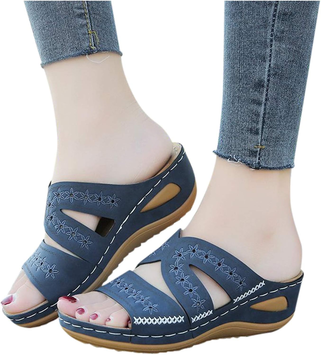 women's wedge sandals amazon