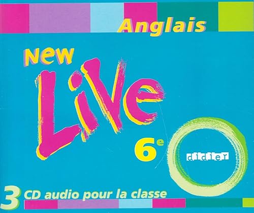 Download New Live : 6ème, LV1, pour la classe (coffret 3 CD) PDF