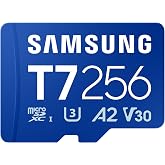 Samsung microSDXC T7 256GB, Transfer Speeds Up to 170 MB/s | microSD made for Casual Gamers, Amateur Creators, & Everyday Use