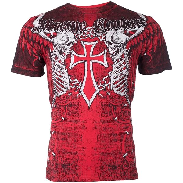 Xtreme Couture By Affliction – Maglietta Uomo Modello Repenter – Vestibilità Regolare, Cotone Morbido - 3