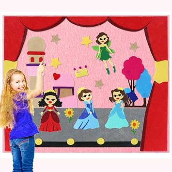 Amazon.com: Preschool Felt-Board Story Sets for Toddlers Kids with Felt