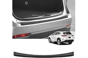 Hugeek Rear Bumper Protector for Lexus 2022-2026 NX 250/350/350 F Sport/350h/450h+/450h+ F Sport Car Accessories ABS Plastic Material Matte Black Resistant Trunk Door Entry Guards