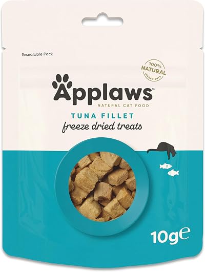 Applaws 120g Freeze Dried Tuna Cat Treat 100% Natural Grain Free 12x10g