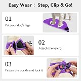 Joytale Step in Dog Harness Soft Mesh Reflective Vest XXXS Purple view 3