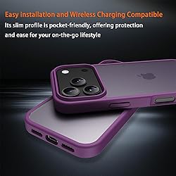 EUMADOVE for iPhone 17 pro Case Translucent Matte