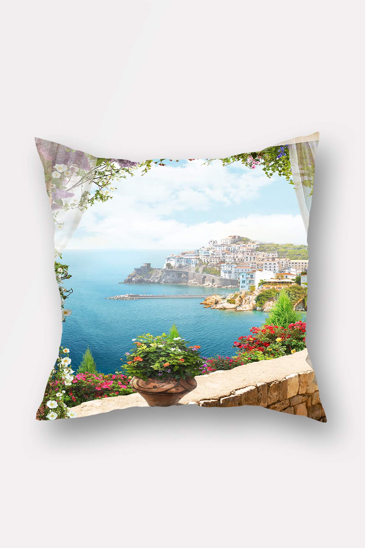 Lulu Home Pillowcase, Multi-Colour, 45 x 45 cm