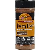Dizzy Pig Dizzy Dust All-Purpose Barbecue Seasoning Rub (8oz. Shaker) - Seasons 30+lbs of Food - Hand Made in the USA - MSG Free, Gluten Free