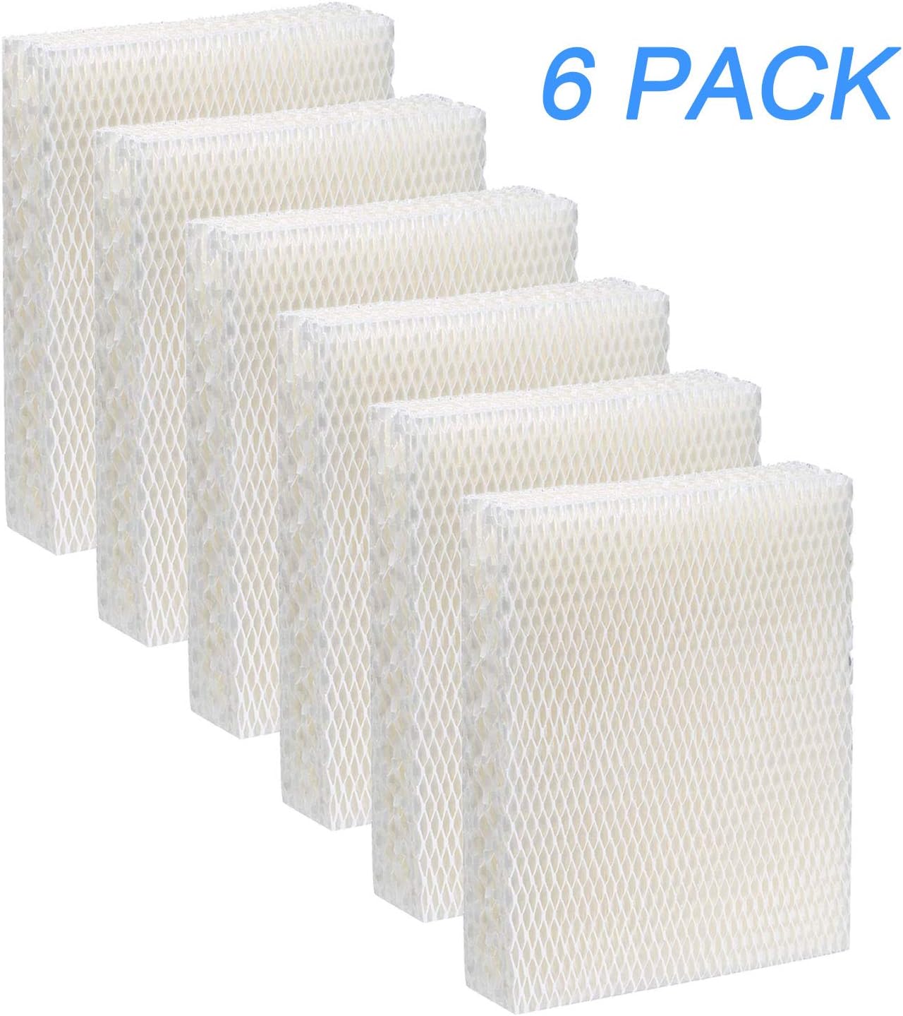 IOYIJOI Humidifier Replacement Filter T for Honeywell Top Fill Humidifier HEV615 and HEV620 Humidifier Wicks, Compatible with Part # HFT600, HFT600T, HFT600PDQ (6 Pack)