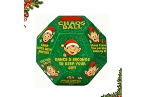 GENERIC Santa Swap Gift Exchange Dice, Hilarious Exchange Party Game Dice, Exchange Gifts Family Game, Gift Perfect for Holiday Parties with Family and Friends(Christmas Edition)