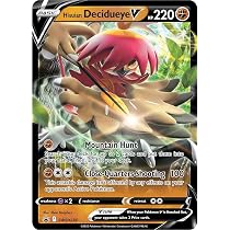 decidueye v pokemon card value Pokemon - Hisuian Decidueye V - SWSH238 - Black Star Promo