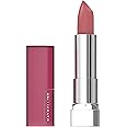 Maybelline Color Sensational Lipstick, Lip Makeup, Matte Finish, Hydrating Lipstick, Nude, Pink, Red, Plum Lip Color, Almond 