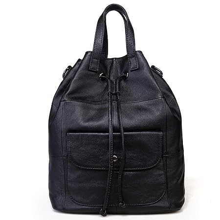Beylasita Damen Ledertasche echt Leder Rucksack Daypack Cityrucksack große Messenger Bag Handtasche Umhängetasche für Freizei