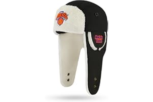 Ultra Game Adult NBA Official Trapper Winter Hat with Super Soft Warm Sherpa Lined Ear Flaps