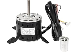 NVCYUV 5KCP39LGV569BS Furnace Blower Fan Motor Compatible with GE Bryant Carrier Payne Condenser Motor(1/2HP 115V 1075RPM 3SPD 60Hz) Replacement HC43TE113 5KCP39LGSA06S Electric Motor