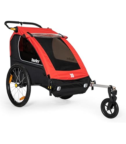 Amazon.com : Thule Coaster XT Child Bike Trailer, Fits 2 Kids