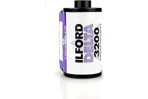 Ilford 1887710 DELTA 3200 Professional, Black and White Print Film, 135 (35 mm), ISO 3200, 36 Exposures