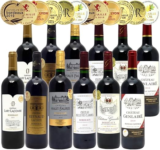 Amazon Co Jp ヴェリタス 赤ワイン ヴェリタス シニアソムリエ厳選 全て金賞受賞名産地フランスボルドー 辛口 赤ワイン 12本セット W0di29se 750mlx12本 6種類各2本 ワインセット 通販 食品 飲料 お酒