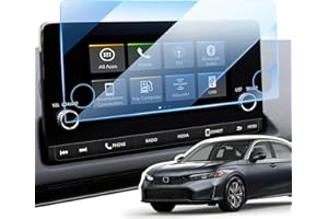 LANGBEAN Screen Protector for 2025 2024 2023 Honda Civic/CRV/Pilot Sport/HRV/Accord/Acura Integra 7 inch Touchscreen, HD Clear, High Sensitivity, 9H Tempered Glass Car Navigation Screen Protector