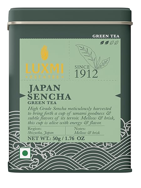 LUXMI ESTATES JAPANESE SENCHA GREEN TEA 50G/1.76OZ (25...