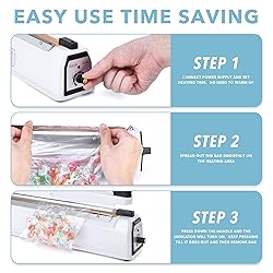 METRONIC Impulse Sealer 12 Inch, Heat Sealer