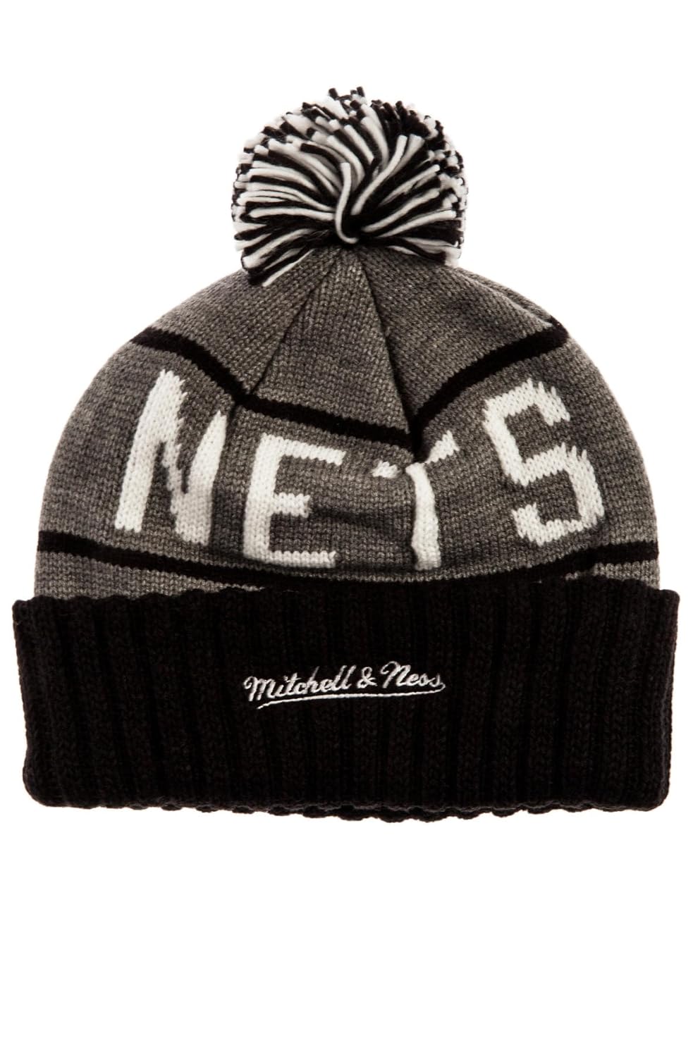 Mitchell Ness Brooklyn Nets High 5 Beanie Fan Shop Sports Outdoors