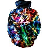 SYAIMN Unisex 3D Printed Hoodies Casual Workout Hoodie Sweater Sweatshirt