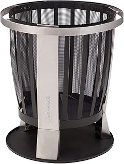 Landmann Feuerkorb, schwarz/silber