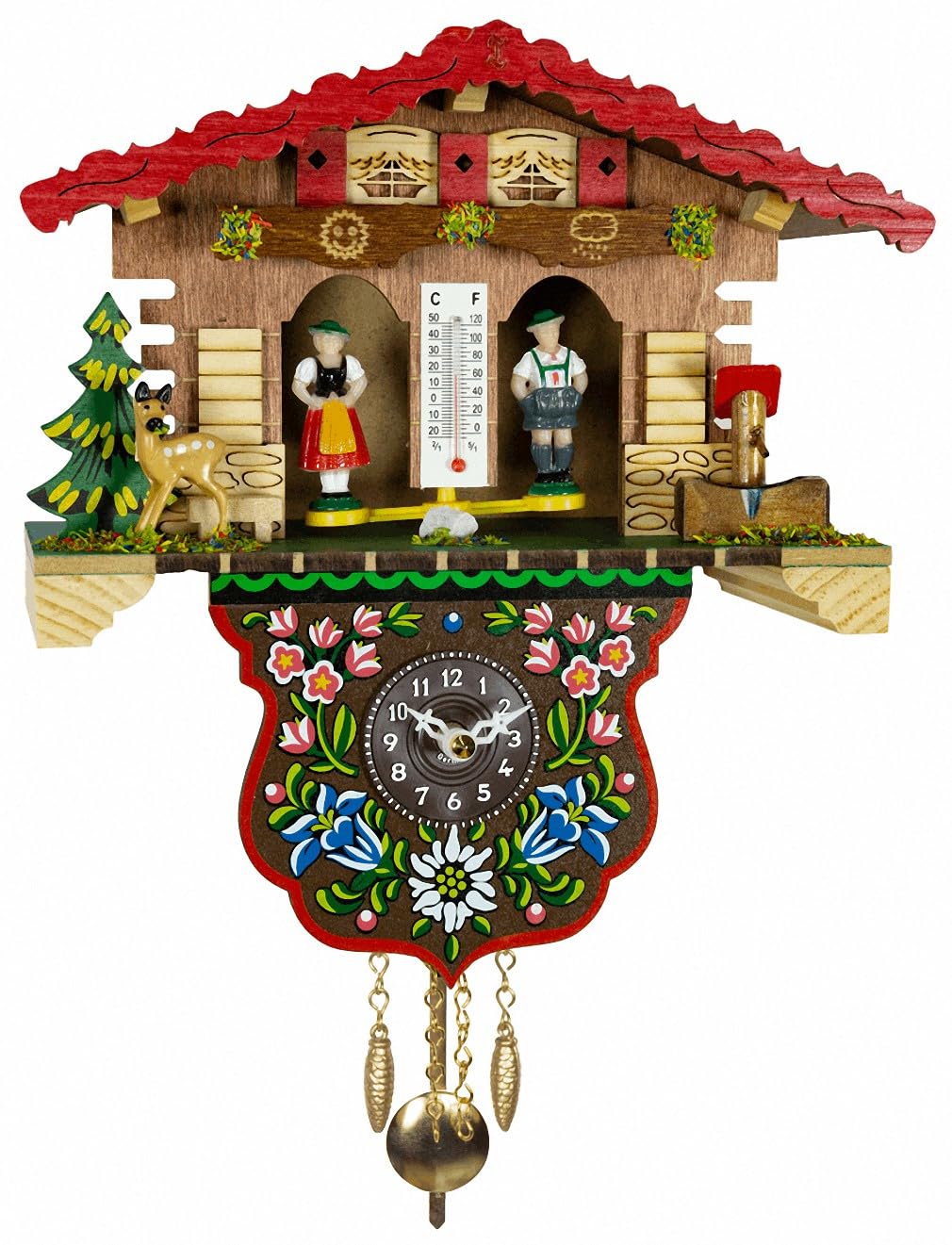 Trenkle Miniature Clock of the Black Forest House Swiss House of Time TU 807 PQ