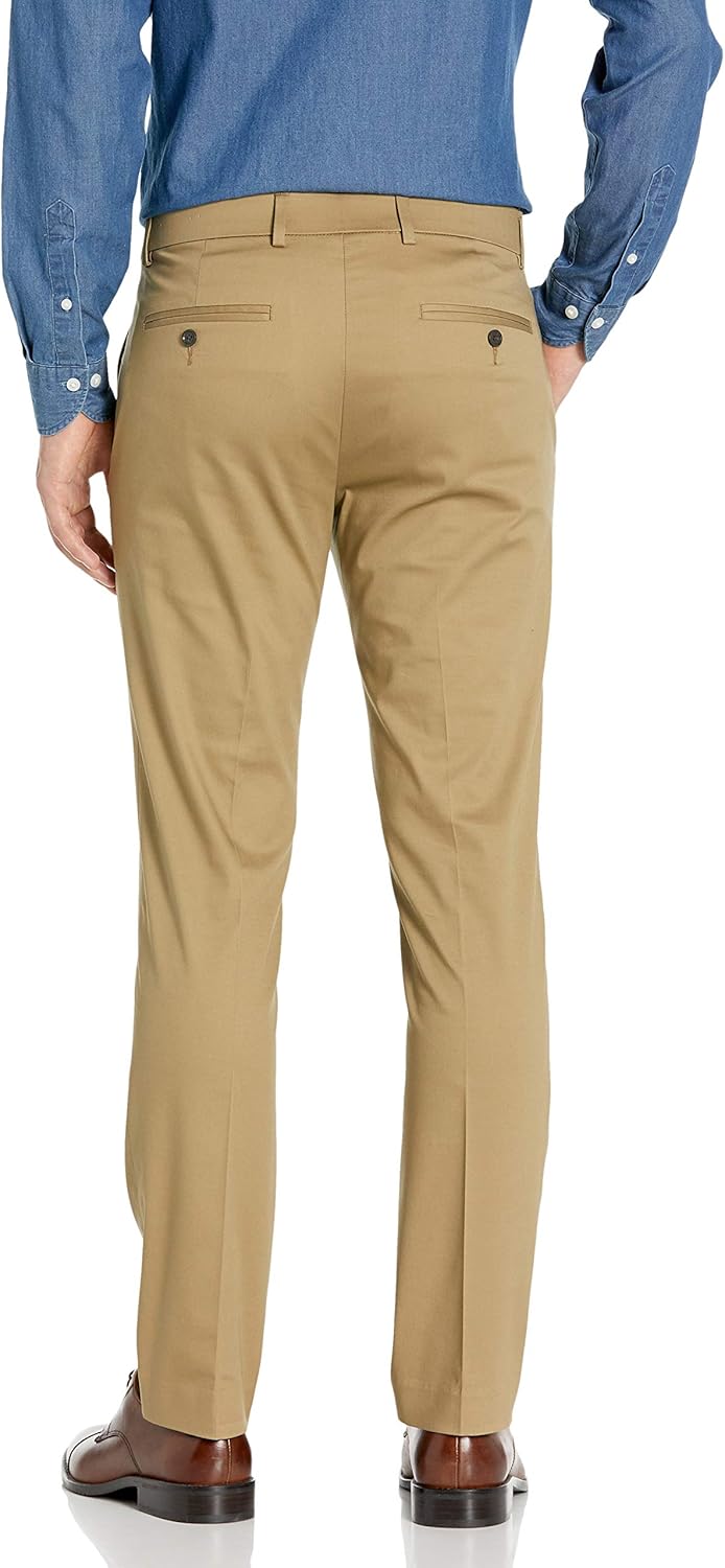 Perry Ellis Men's Slim Fit Stretch Pant at  Men’s Clothing store