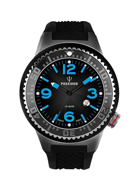 Kienzle Herren-Armbanduhr POSEIDON L Analog Quarz Silikon K2093053123-00408