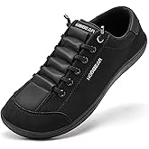 HOBIBEAR Barefoot Minimalist Shoes Womens Mens | Zero Drop | Wide Width Canvas Slip-on Shoes