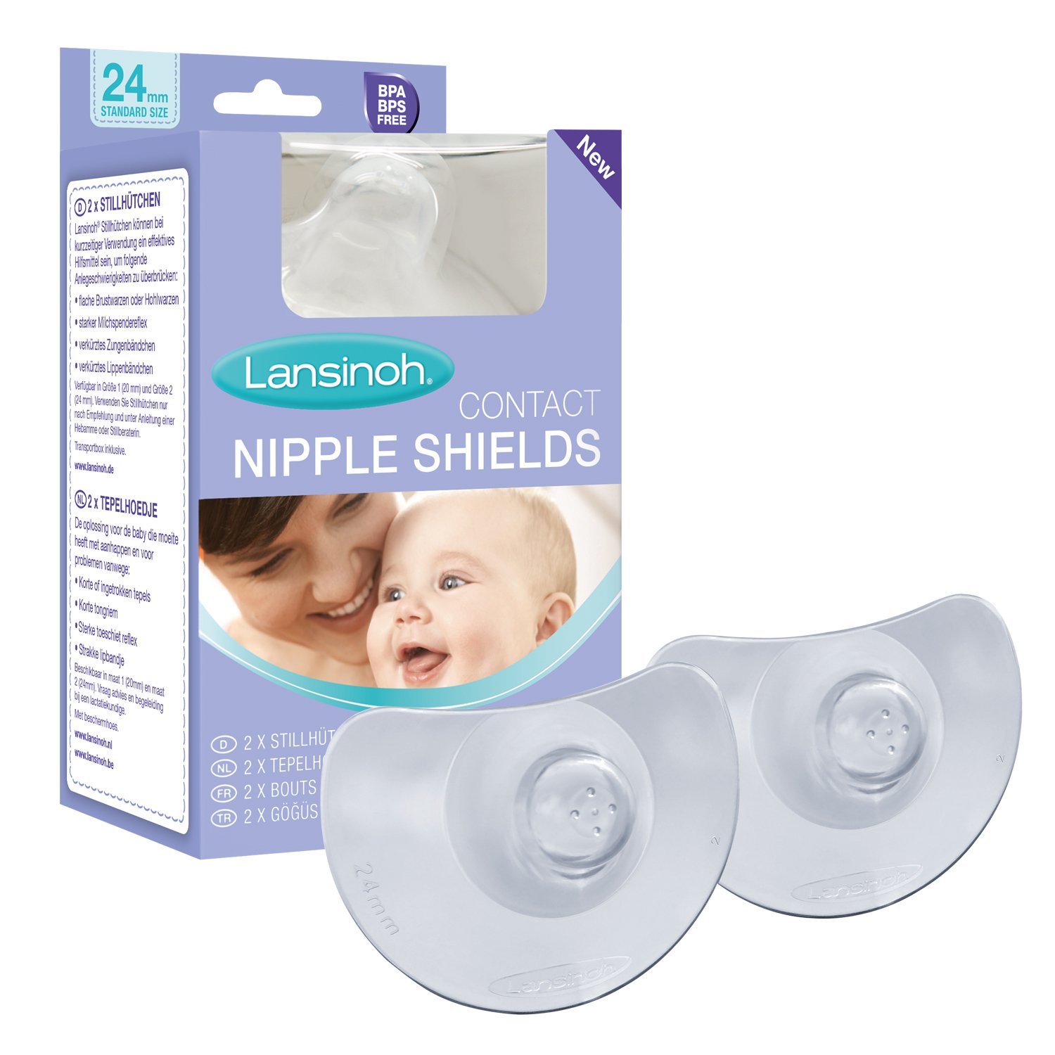 Lansinoh Stillhutchen 2 Stuck Inklusive Aufbewahrungsbox Amazon De Baby