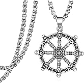 Sbzxbt Buddha Necklace for Men 925 Sterling Silver Buddhist Pendant Necklace Talisman Jewelry