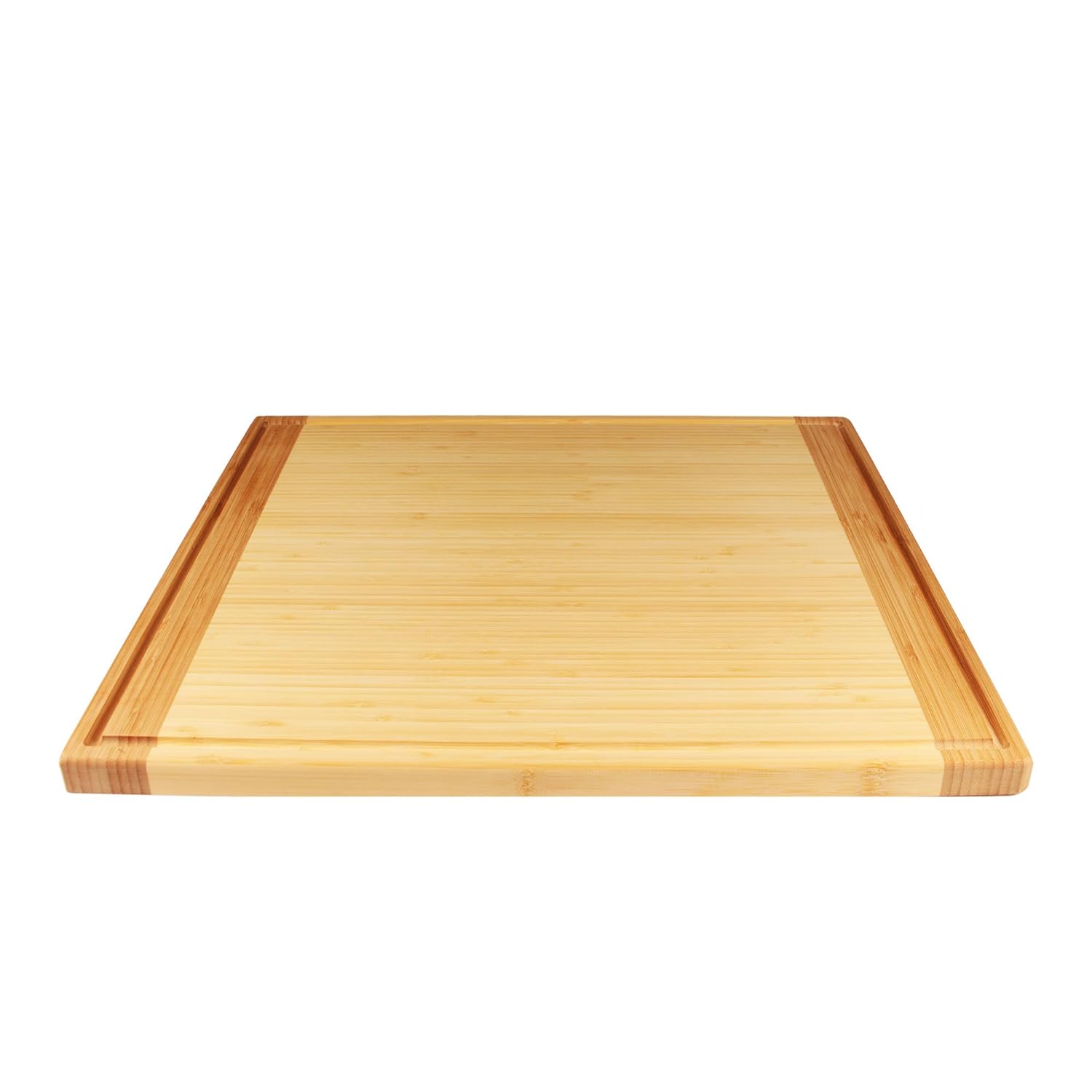 BambooMN Universal Premium Pull Out Cutting Boards - Under Counter Replacement - Designed To Fit Standard Slots Heavy Duty Kitchen Board with Juice Groove - 20" x 16" x 0.75" - 1 Piece