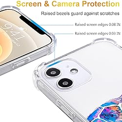 LuGeKe Sea Turtles Print Case for iPhone 12 Pro